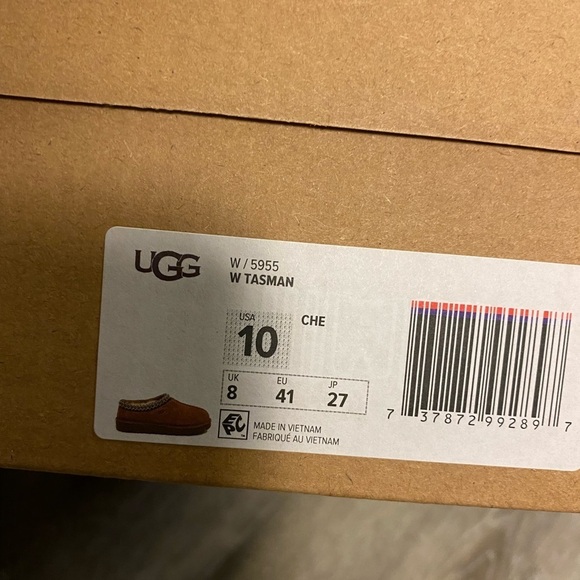 UGG | Tasman Slippers In Chestnut Brown NEW In Box - Picture 9 of 11
